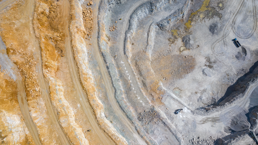 Natural mineral layers in the earth — TLG Minerals, global supplier of industrial minerals including Soda Ash, Barite, Boron, Feldspar, Chromium Ore, and Zeolite.