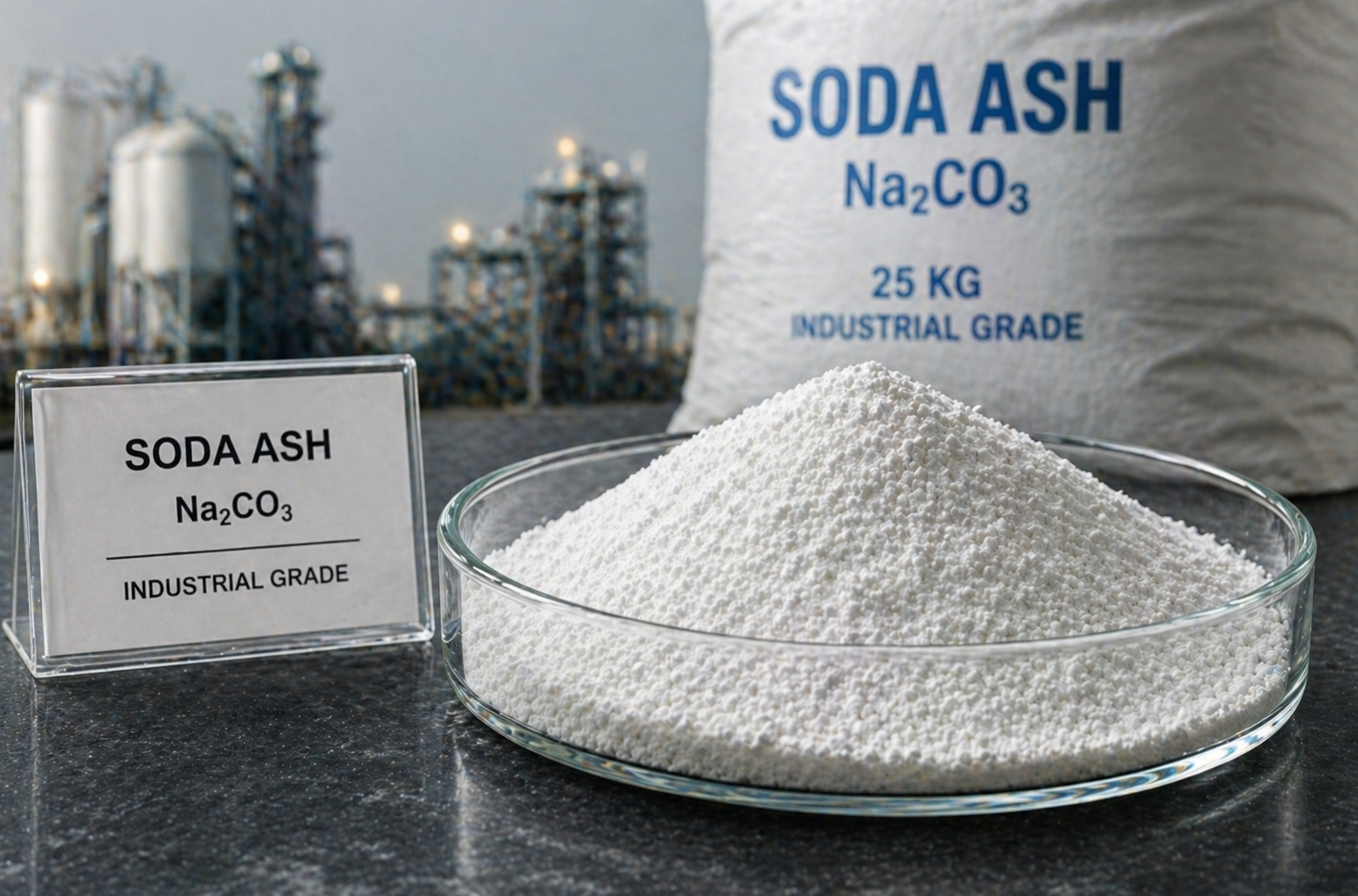 Soda Ash Industrial Grade Supplier Soda ash industrial grade powder for glass and chemical applications